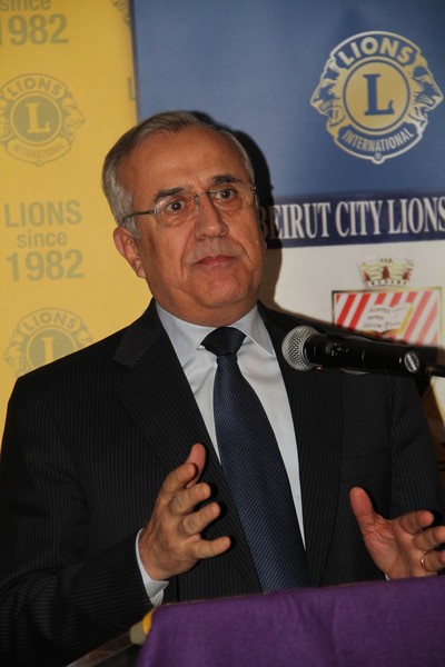 Beirut City Lions Club hosting Former President HE Michel Sleiman
